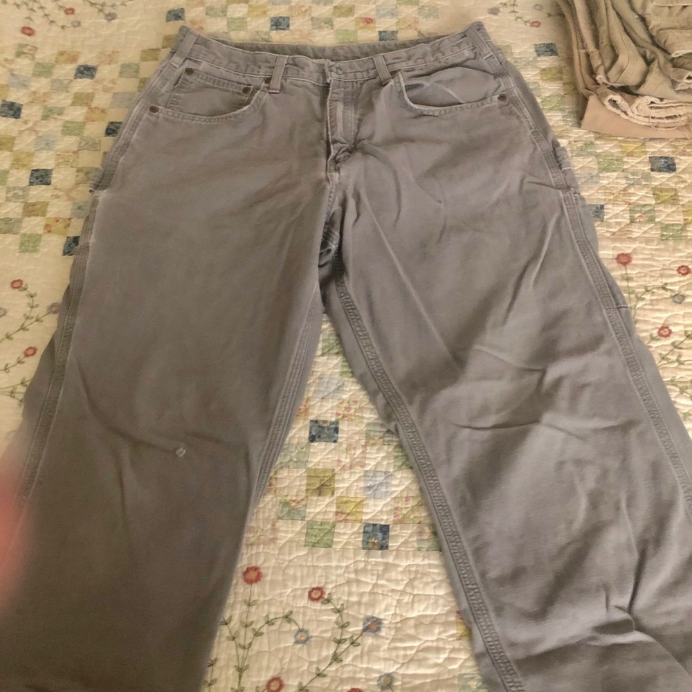 Grey Carhartt  work pants 33x32.